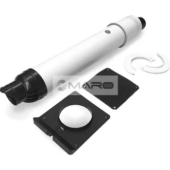 Brilon Serio Sada odkouření vodorovná koaxiální "turbo" 80/125 x 750 mm, bez kolena, 52106105