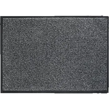 Rohožka Šedá vnitřní čistící pratelná rohož FLOMA Magic - D 150cm a Š 300cm 81715718