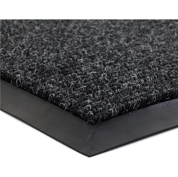 Rohožka Černá textilní zátěžová čistící rohož Catrine - 400x200x1,35cm 77222225