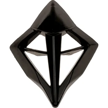 Helma na motorku Čelní kryt ventilace přilby x1.9 a x1.9d, zed (černý)