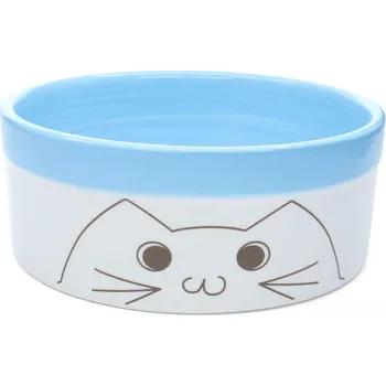miska pro kočku Vsepropejska Cido keramická miska pro kočku Barva: Modrá