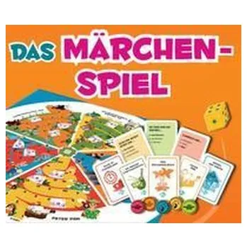 Německý jazyk Das Märchenspiel. 132 Karten, Spielbrett, Spielfiguren und -marken, Zahlenwürfel, Spielanleitung