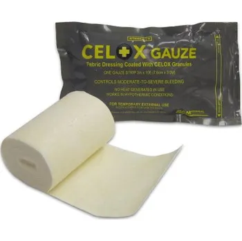 SAM Medical CELOX G - hemostatická gáza 7,6 cm x 3 m