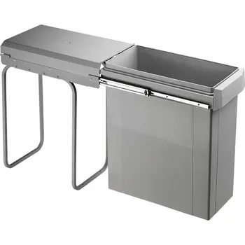 Odpadkový koš Big Boy 40, Odpadkový koš, alu šedá