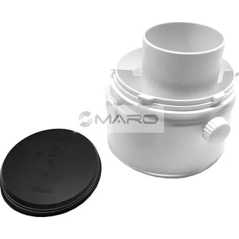 Kouřovod Intergas Adaptér kotlový HRE 125/80 mm, PP, 090557