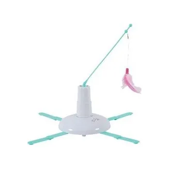 Hračka pro kočku Hračka kočka elektronic. udice s peříčky Zolux