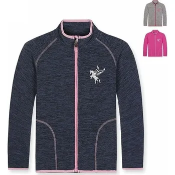 Dívčí mikina KUGO DÍVČÍ MIKINA TEPLÁ "SKY" Barva: růžová, Velikost: 158