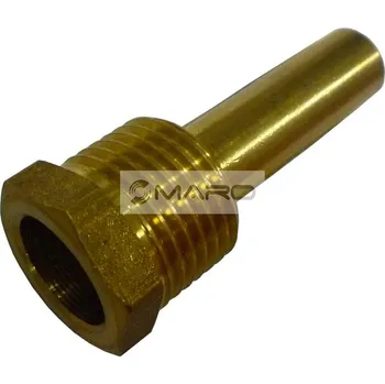 Thermis Jímka teploměru mosazná G 1/2 " L 50 mm, JETR 50