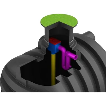Ochranný vodní filtr Přítokový set k nádrži NEPTUN - Filtr DN 100