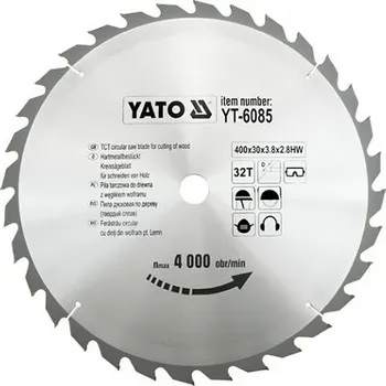 Sada nářadí Kotouč na dřevo 400 x 30 mm 32z