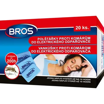 BROS Polštářky proti komárům do elektrického odpařovače 20 ks