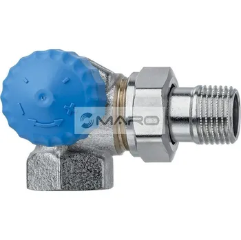 Ventil IMI Heimeier Ventil termostatický Samotíž úhlový, levý M30x1,5 s vnitřním závitem 1/2" x 1/2", 2341-02.000