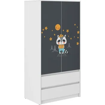 Dětská skříň Dětská šatní skříň s noční oblohou 180x55x90 cm