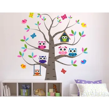 Samolepící dekorace Krásná dekorační nálepka do dětského pokoje 100 x 100 cm