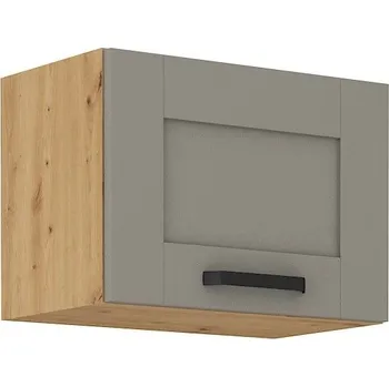 Kuchyňská skříňka Horní skříňka na digestoř LUNNA SVĚTLE ŠEDÁ / ARTISAN 50 GU-36 1F