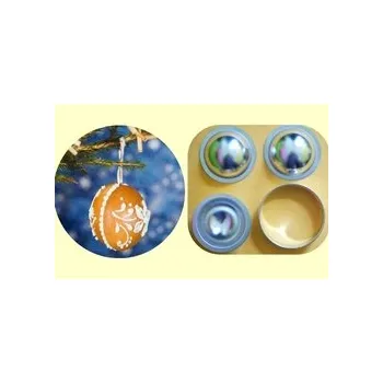 Vánoční dekorace Formičky - Vánoční koule 5 x 2,5 cm 11 ks