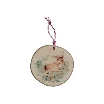 Vánoční ozdoba Mediabox Vánoční ozdoba dřevěná - Jelínek