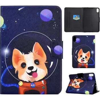 Pouzdro na tablet VSECHNONAMOBIL 53571 ART Zaklápací obal Apple iPad (A16) 2025 / iPad 2022 SPACE DOG
