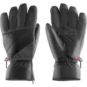 Rukavice dětské lyžařské rukavice Zanier gore-tex Rauris černé velikost 8-9