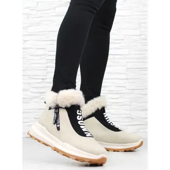 Dámské tenisky Prety Béžové zimní tenisky 9130-4BE Velikost: 37