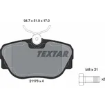 Sada brzdových destiček, kotoučová brzda TEXTAR 2117302