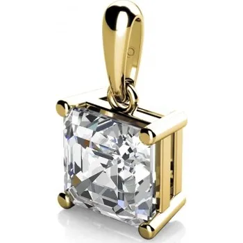 Přívěsek Zlatý přívěsek Ada se zirkonem Materiál šperku: Žluté zlato