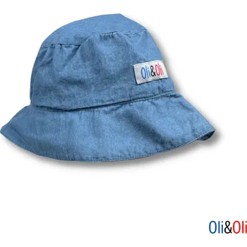 Klobouk Dětský letní klobouk Oli&Oli - džínový M