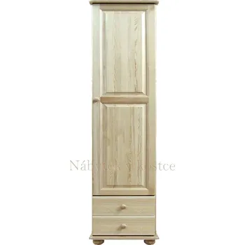 Šatní skříň Šatní skříň VILMA z masivní borovice Barevné provedení: Dub