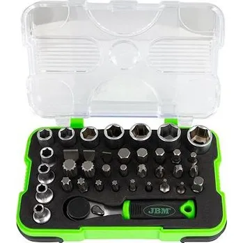 Gola sada Gola sada s mini ráčnou 1/4" JBM 53156 (38 ks)