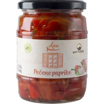 Pečené červené papriky 460g