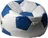 Antares Euroball fotbalový míč 55 x 90 cm, modrý/bílý