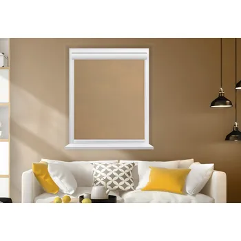 Roleta Rolux Vnitřní zastiňující látková roleta Color hit Champagne (BERLIN 0814), 1000 mm, 600 mm