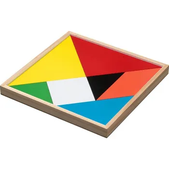 Hlavolam Tangram barevný velky