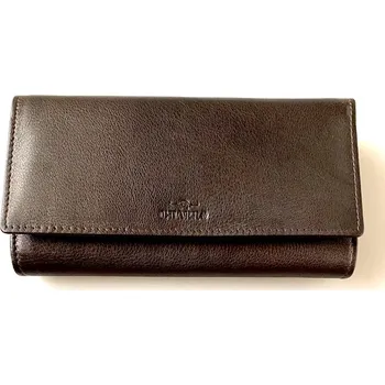 Peněženka Dámská kožená peněženka Charro Blanc 8050 - tmavě hnědá