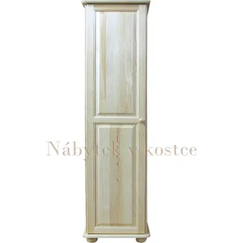 Šatní skříň Masivní skříň KARIN s policemi Barevné provedení: Dub