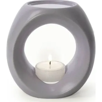 Aroma lampa Primavera 40044 keramická aroma lampa světle šedá