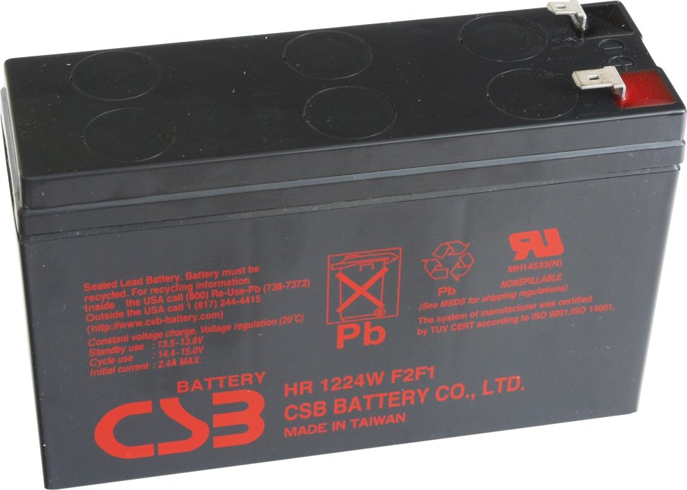 akumulátor CSB HR1224WF2 (12V/6,4Ah)