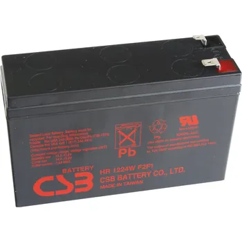 Záložní baterie akumulátor CSB HR1224WF2 (12V/6,4Ah)