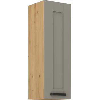 Kuchyňská skříňka Horní skříňka LUNNA SVĚTLE ŠEDÁ / ARTISAN 30 G-90 1F