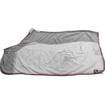 Deka pro koně Síťová/odpocovací deka Waldhausen -COMBI- - Šedá/Bílá - 135cm