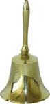 Vánoční zvonek zlatý 5,5 x 11 cm