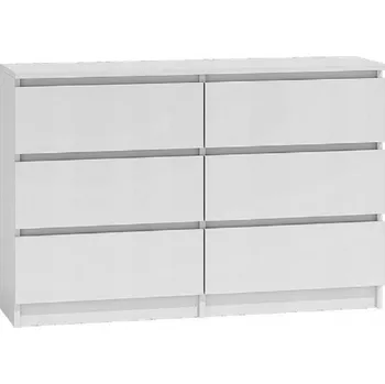 Dětská skříň Komoda pro děti bílá 77x30x140 cm