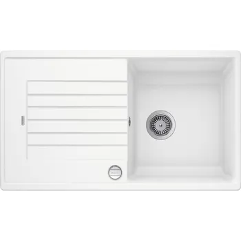Granitový dřez Blanco ZIA 5 S bílá s excentrem