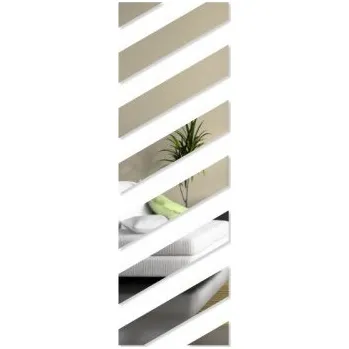 Zrcadlo Pásy akrylové nalepovací zrcadlo na stěnu