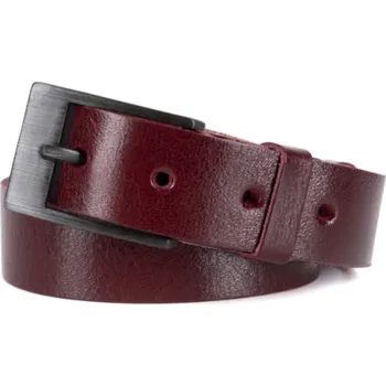 Pánské tričko Black Hand kožený pásek 033-58 vínový Velikost: 95