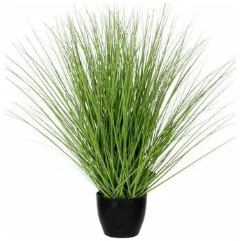 Bytová dekorace Tráva v květináči FLOWEE, zelená, pr.40x50cm|Ego Dekor
