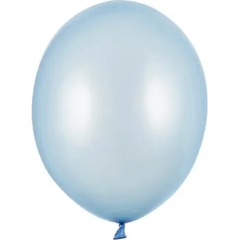 Balónek metalický 27cm, baby modrá