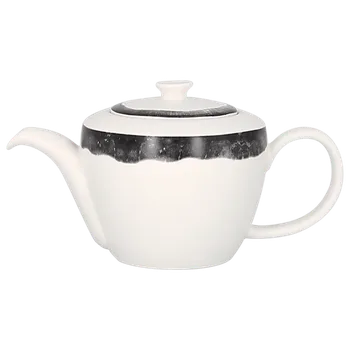 Konvice na čaj RAK Porcelain RAK Woodart konvice na čaj s víčkem 40 cl – šedá | RAK-WDCLTP40BG