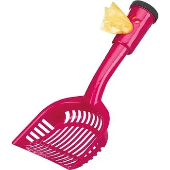 Toaleta pro kočku Trixie Plastová lopatka na trus včetně 20 ks sáčků M