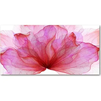 Obraz Foto obraz sklo tvrzené Růžová květina